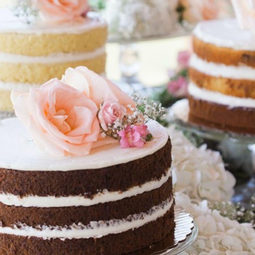 'Wedding cakes' llenos de flores, inspirados en la primavera