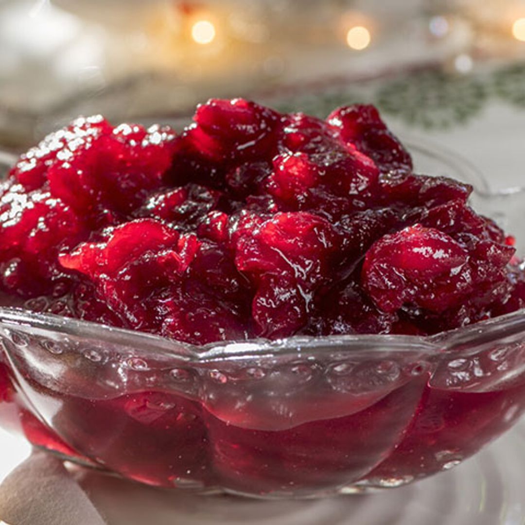 Confitura de arándanos rojos