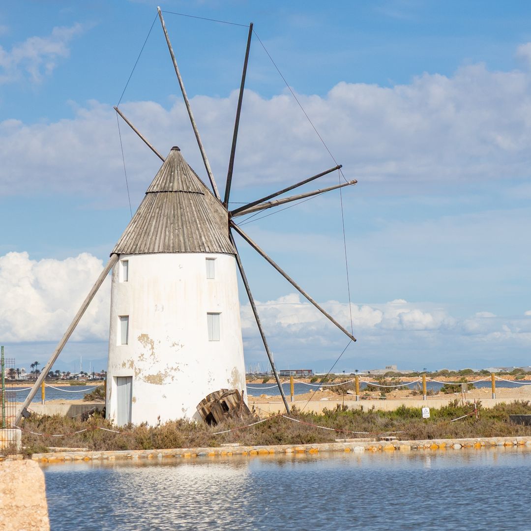 Molino de la Calcetera, Salinas y Arenales de San Pedro, Murcia