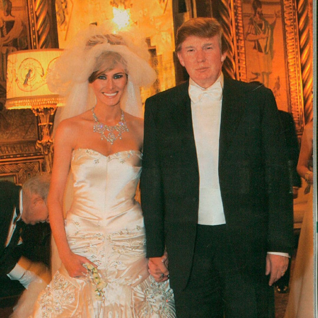 La boda de Donald y Melania Trump en cifras: 32,3 millones para un palacio de oro, un vestido valorado en 200.000 dólares y una tarta "sin precio"