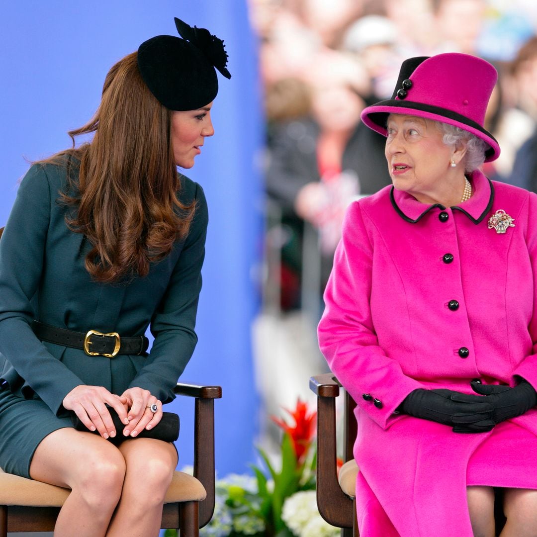 Así influyó Isabel II en el peinado más icónico de Kate Middleton (y nunca lo habías imaginado)