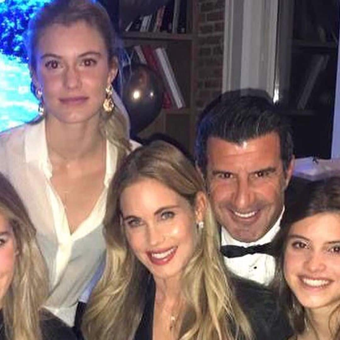 Luis Figo cumple 50 volcado en su familia tras haber superado una crisis con Helene Svedin