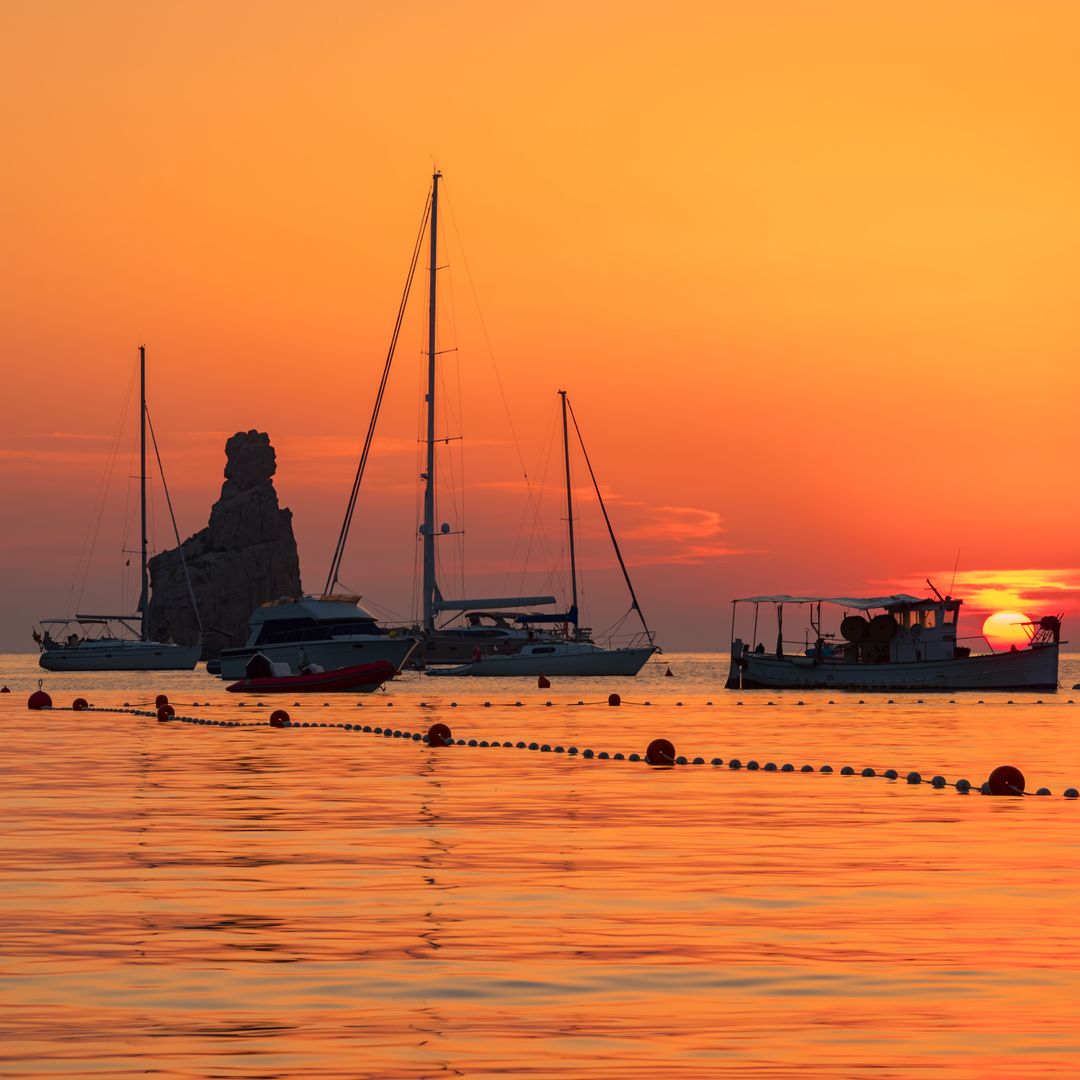 Atardecer en Ibiza