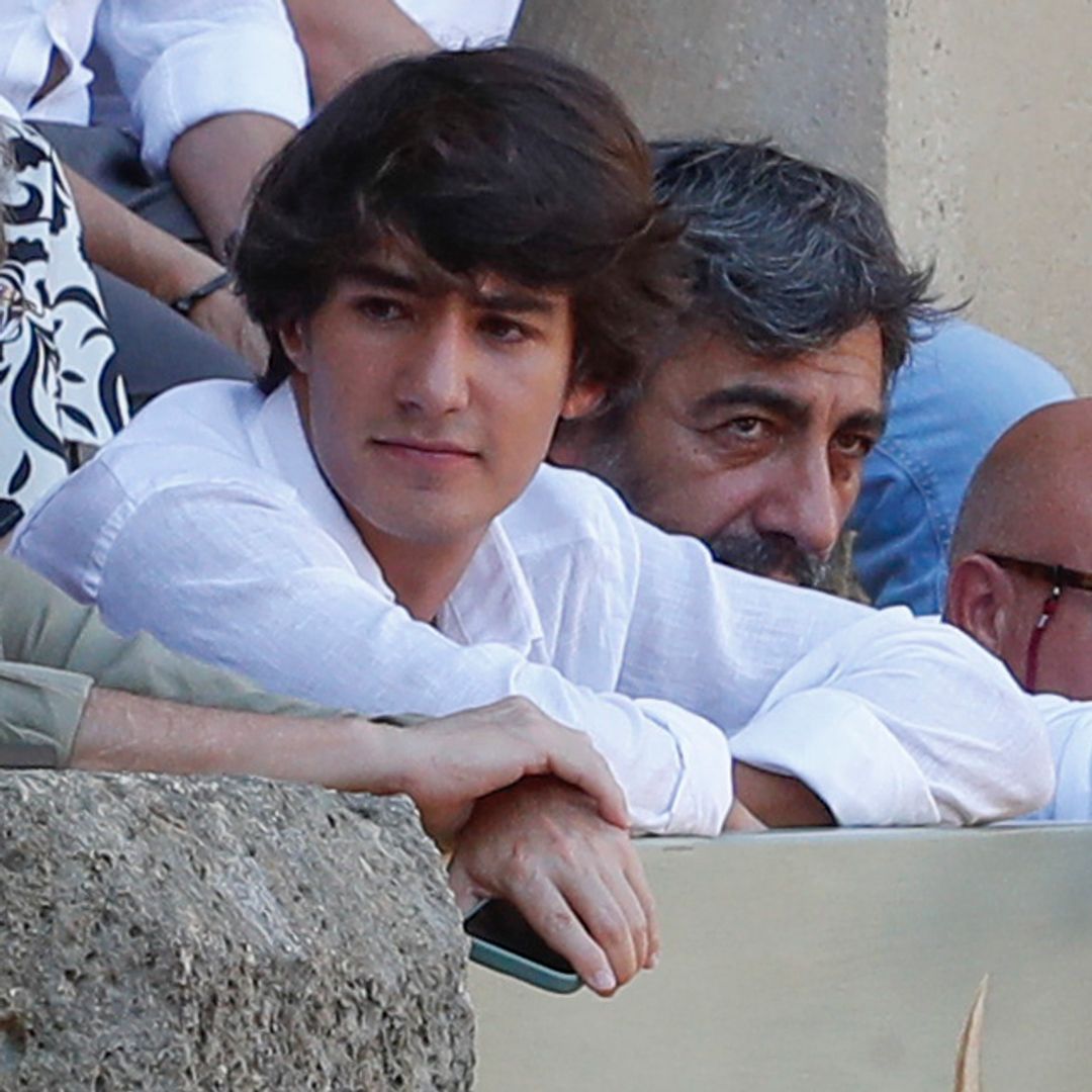 Pau del Val con su padre en el tendido