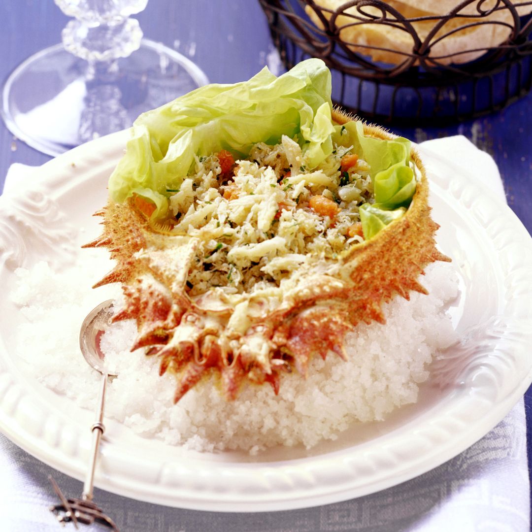 Centollo relleno: una opción deliciosa y saludable para tu mesa de Navidad