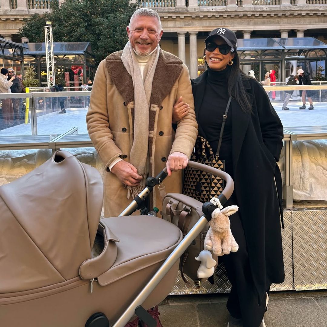 Las imágenes de Boris Becker con su hija recién nacida y la celebración de 58 cumpleaños en el hospital