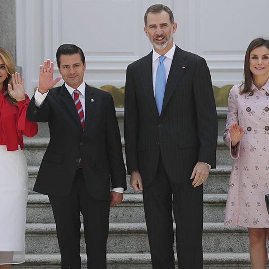 Los Reyes reciben con el cariño de siempre al presidente Enrique Peña Nieto y Angélica Rivera