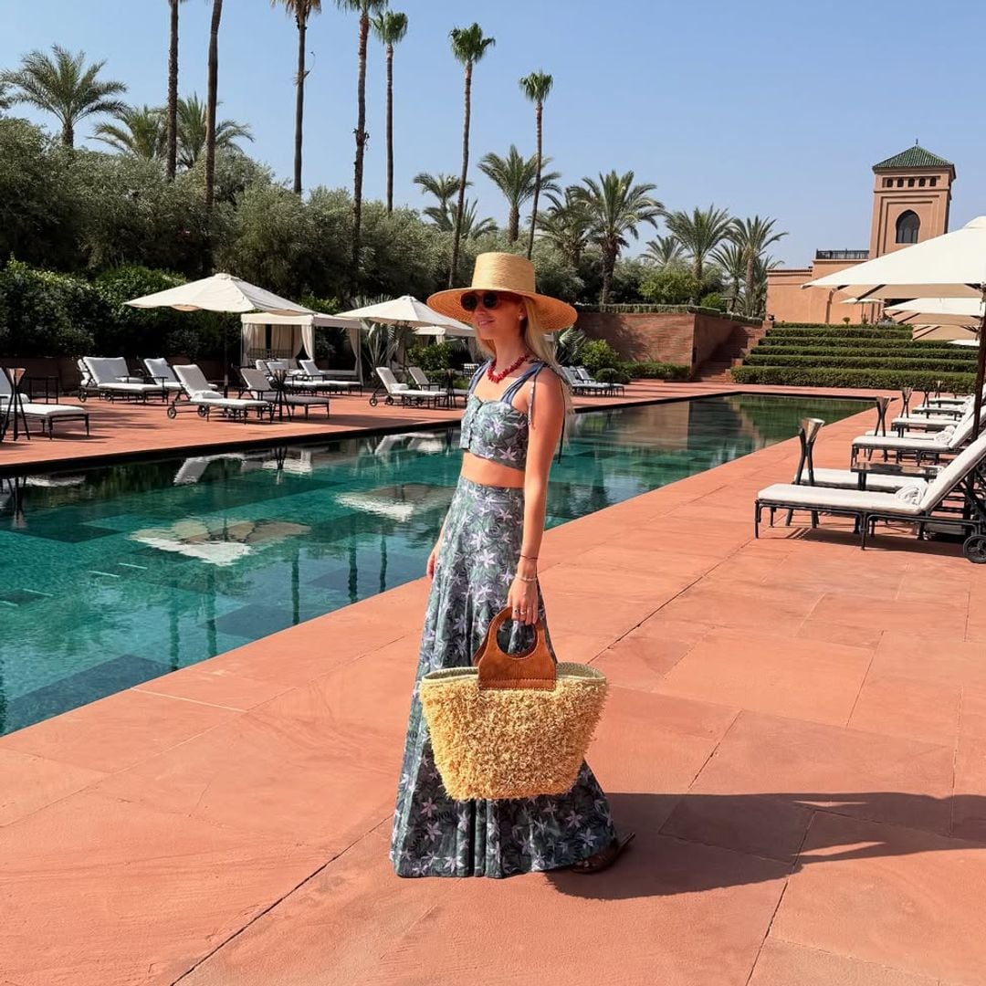 La maleta de María Garrido en Marrakech: los looks 'made in Spain' para sobrevivir al calor con elegancia