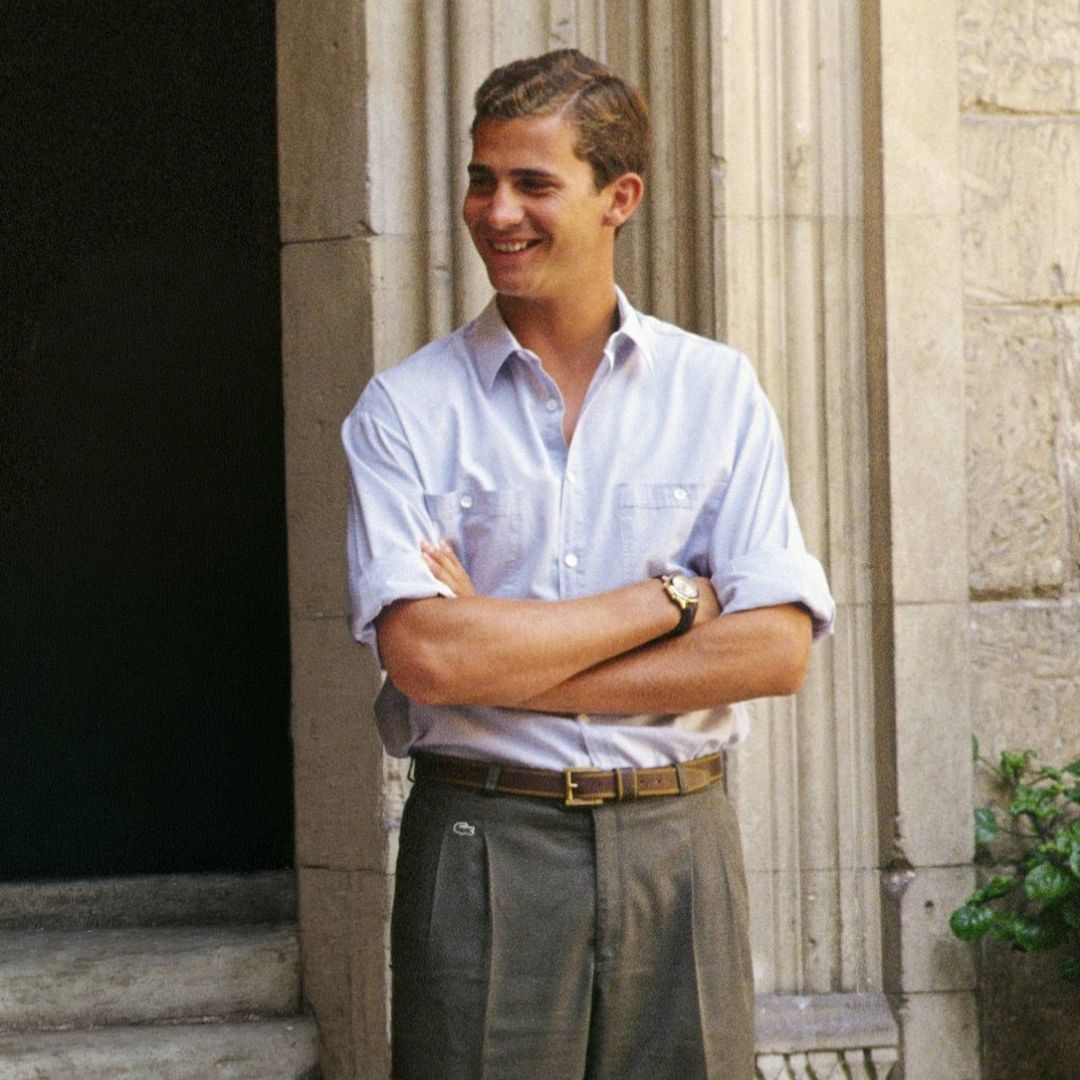Los looks de verano de Felipe VI en su juventud que explican por qué es el rey mejor vestido de Europa