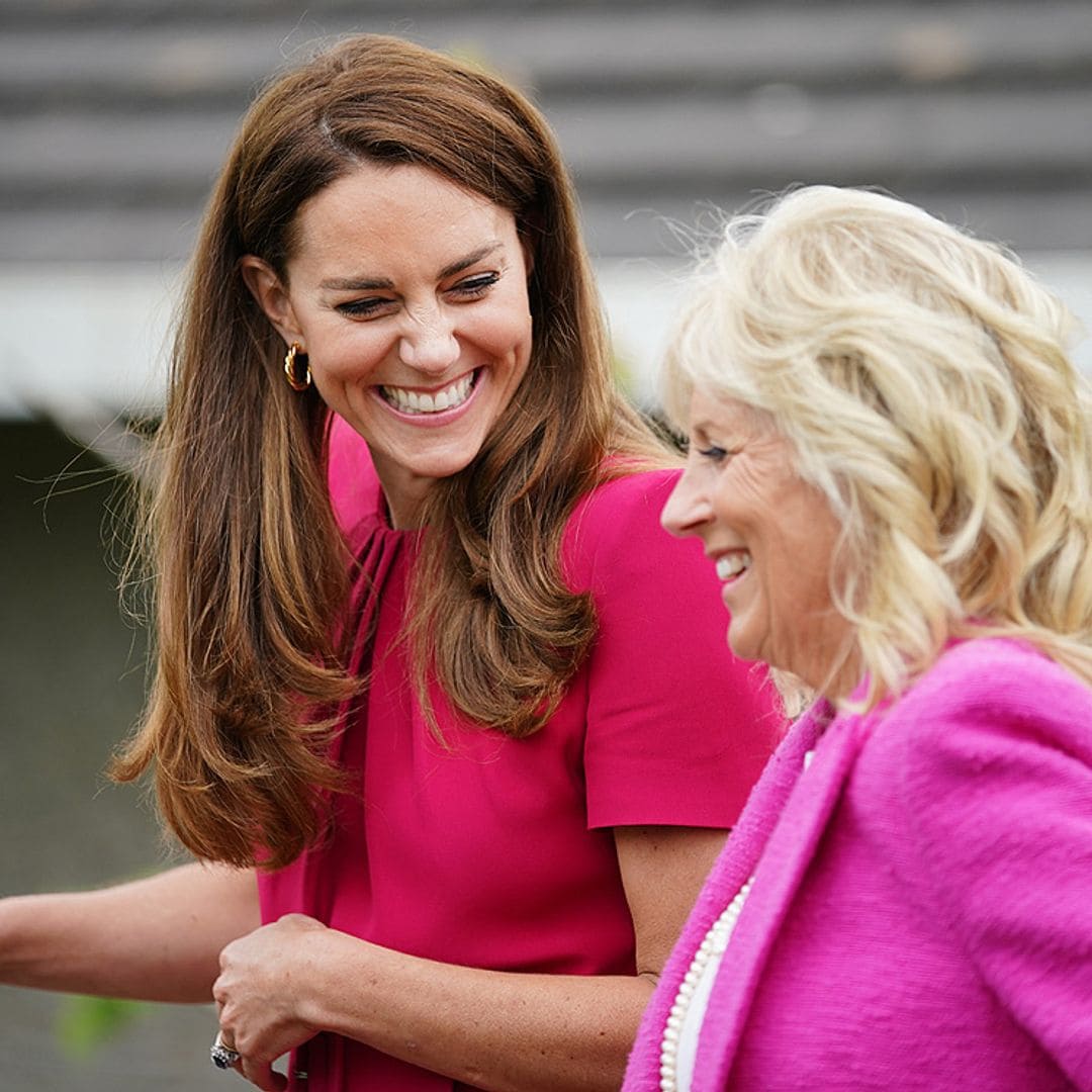La duquesa de Cambridge ejerce de 'primera dama' junto a Jill Biden y desvela si ya conoce a Lilibet