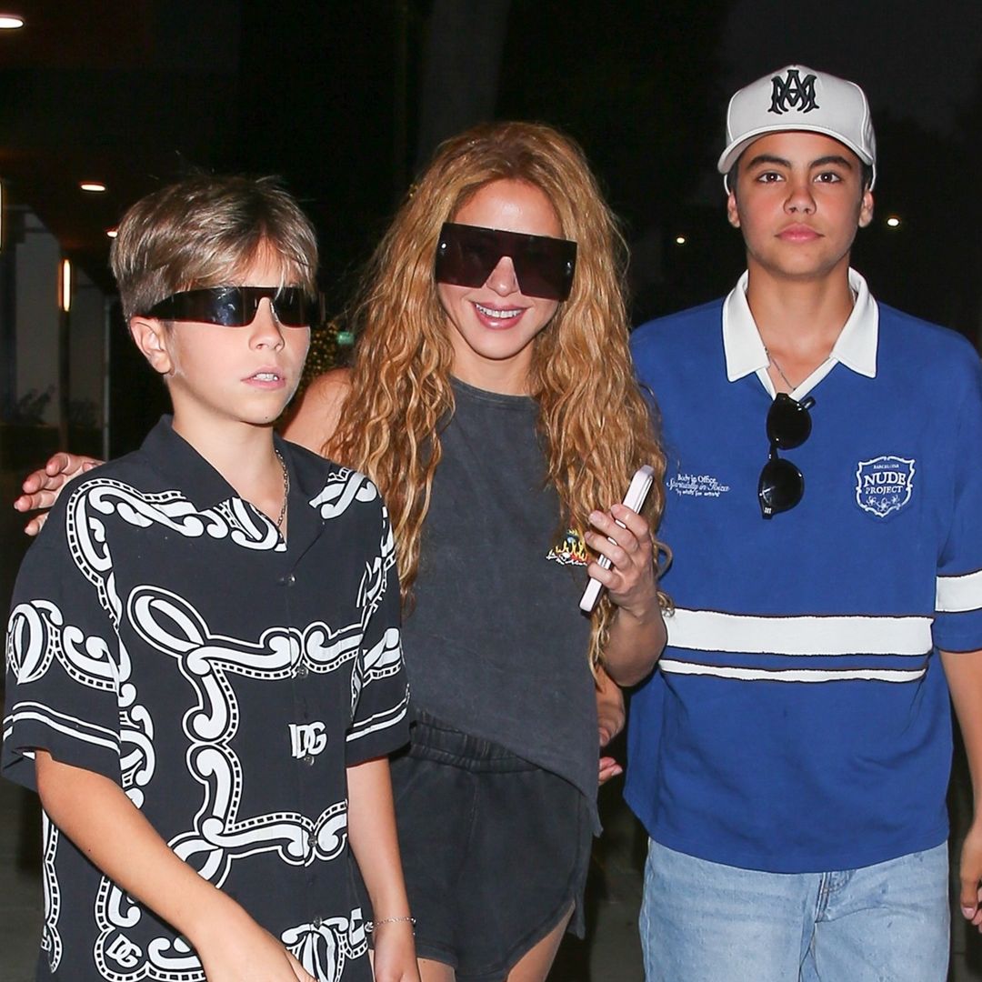 Shakira disfruta de una especial salida familiar junto a sus hijos, Milan y Sasha, en Beverly Hills