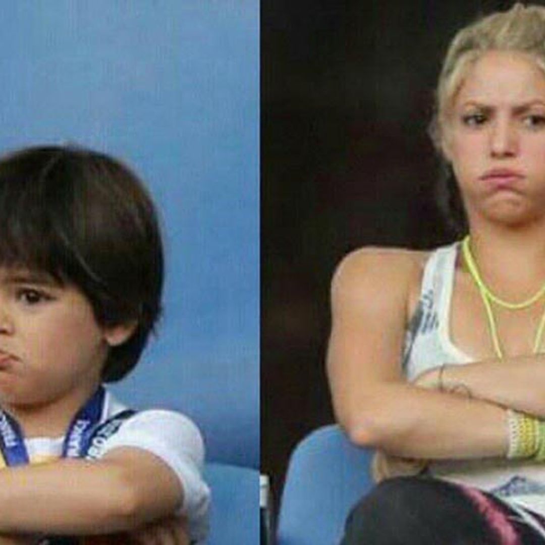 Shakira se pregunta a quién habrá salido Milan con una divertida foto de los dos