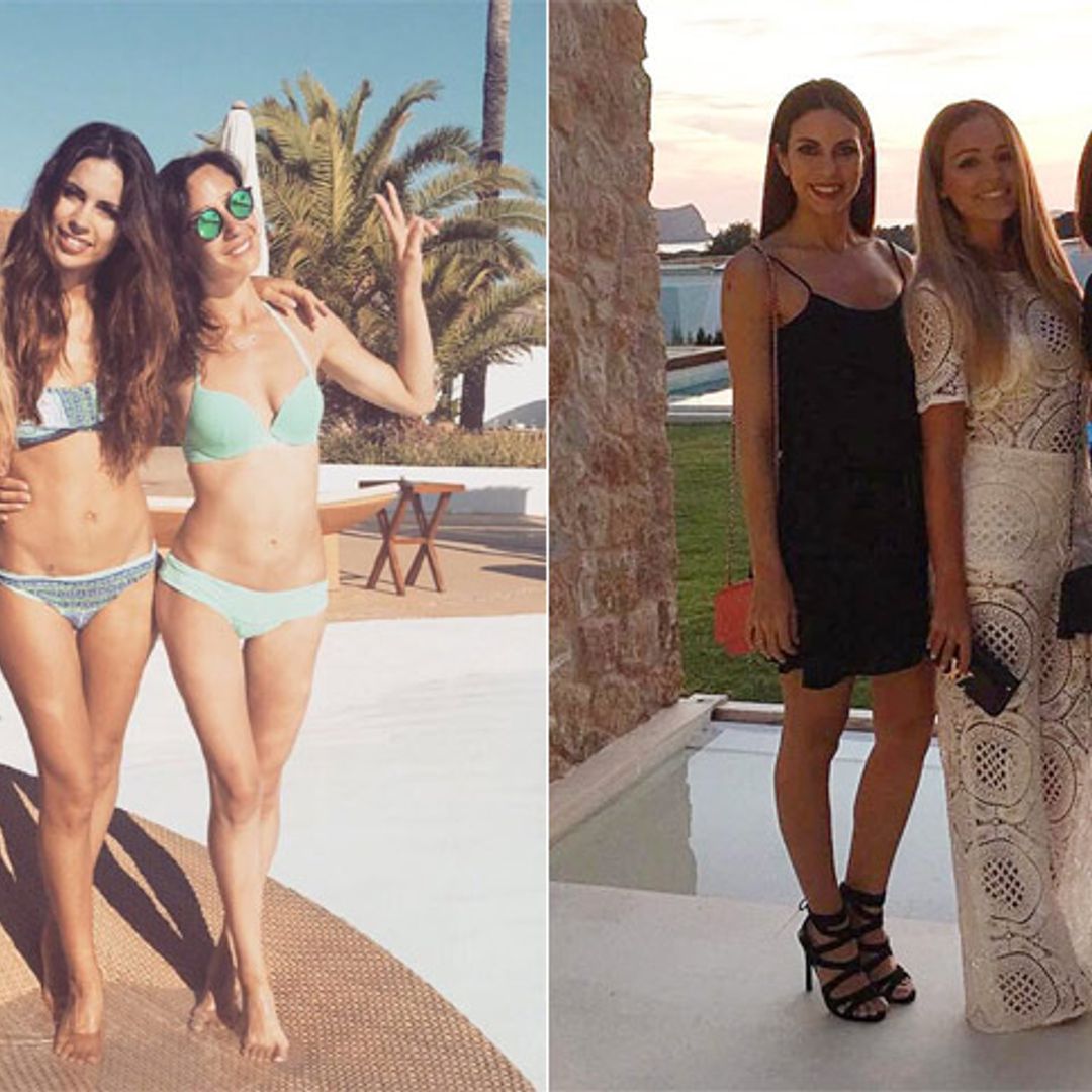 Ellos con La Roja y ellas en Ibiza... ¡Vacaciones para las WAGs del Barça!