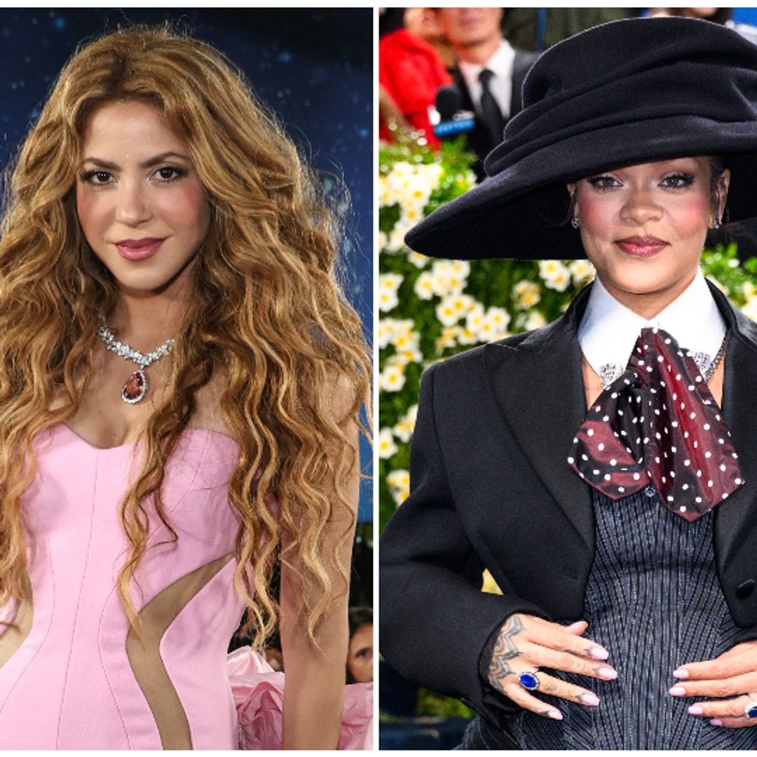 La reacción de Shakira al descubrir que reveló por error el embarazo de Rihanna en la Met Gala