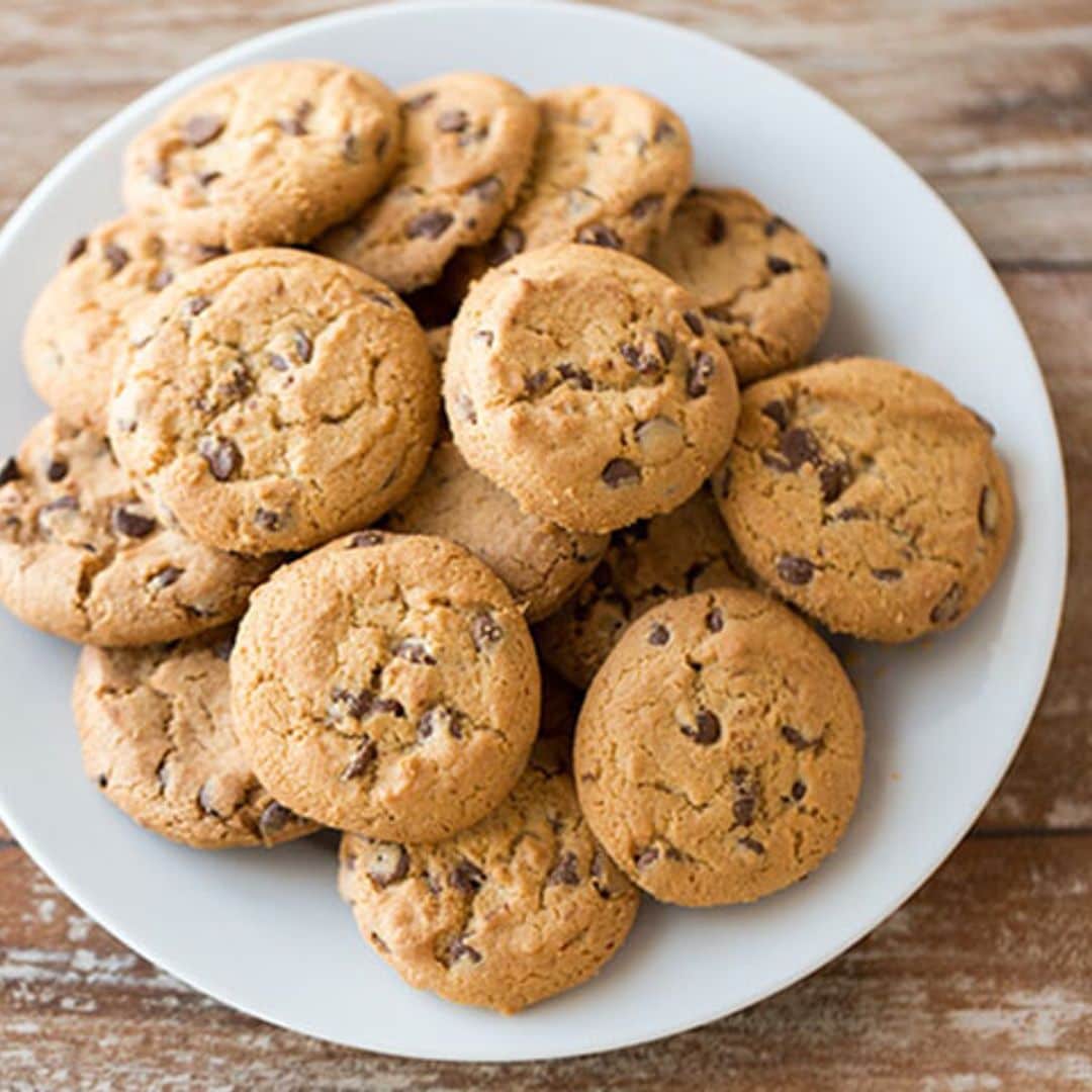'Cookies' de avena y choco sin levadura