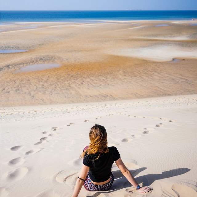 Duna Blanca, Sáhara, Dajla, Marruecos