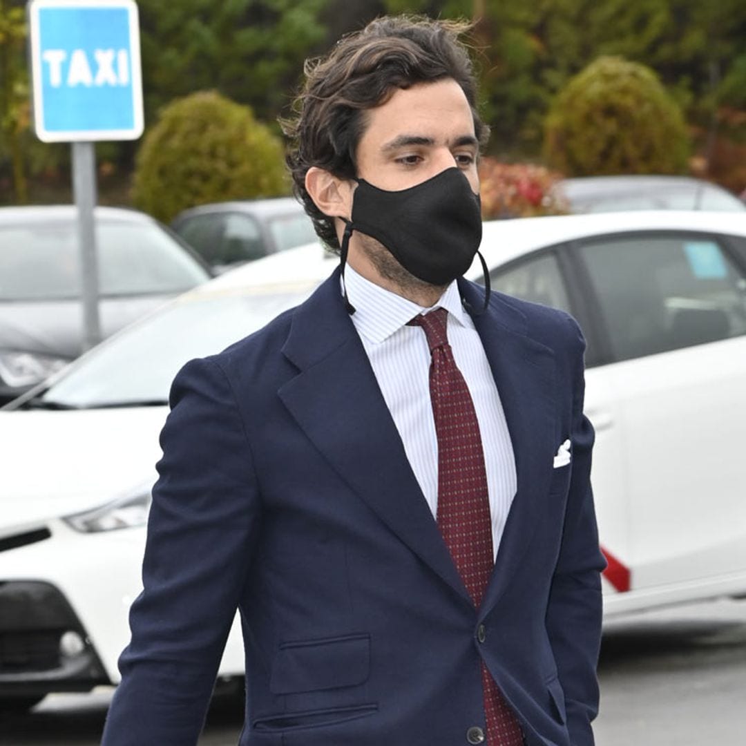 Alonso Aznar y Rosauro Varo arropan a su amigo Álvaro Falcó en la despedida del marqués de Cubas