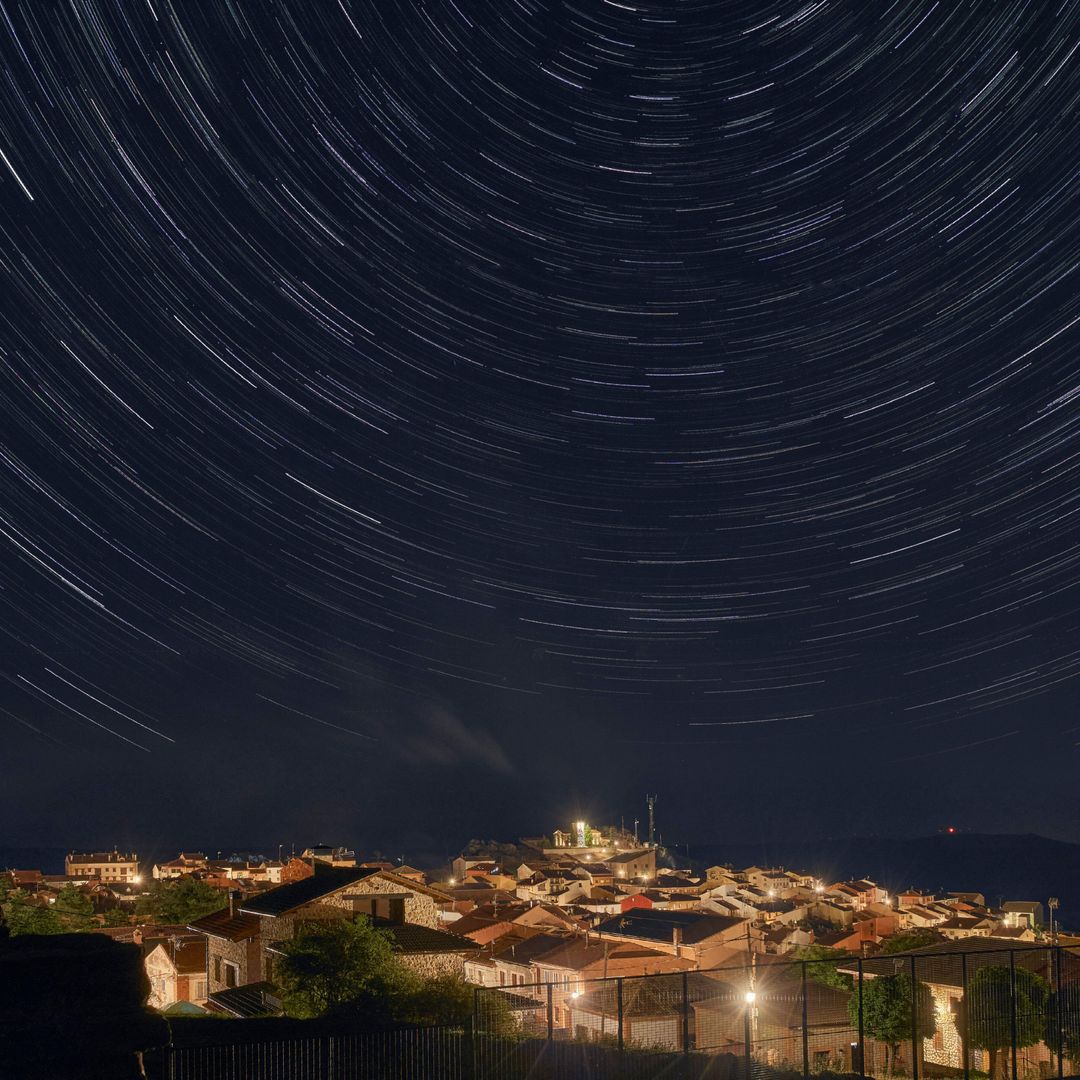 cielo nocturno en Bronchales, Teruel
