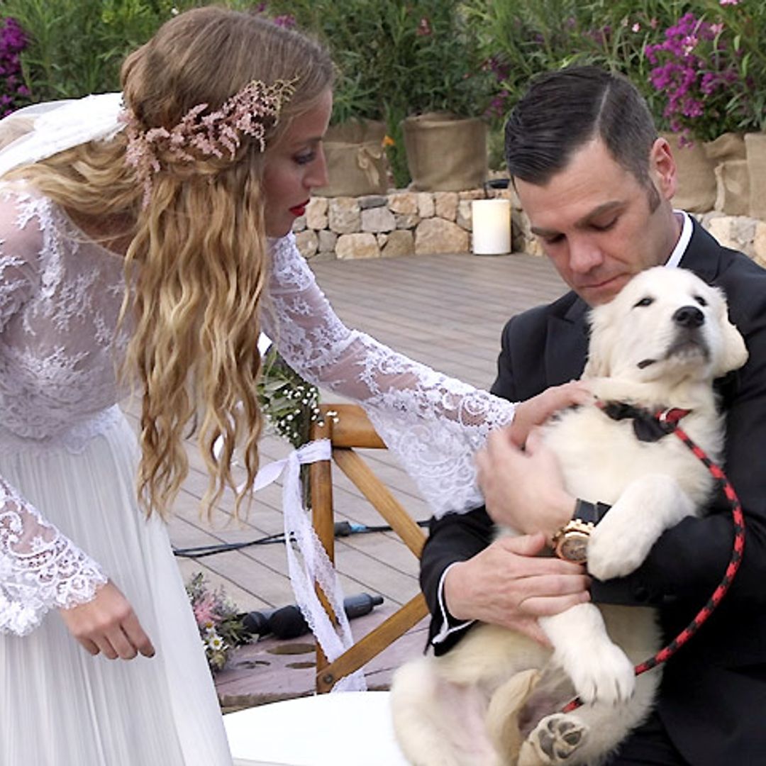 Exclusiva: El momento más tierno del enlace de Fonsi Nieto y Marta Castro