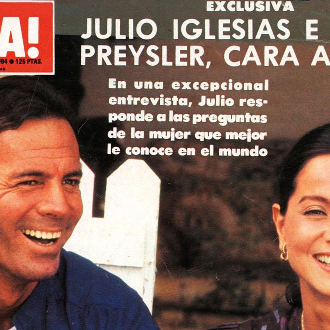 El ‘cara a cara’ de Isabel Preysler y Julio Iglesias tras su divorcio: el día que entrevistó al artista en ¡HOLA!
