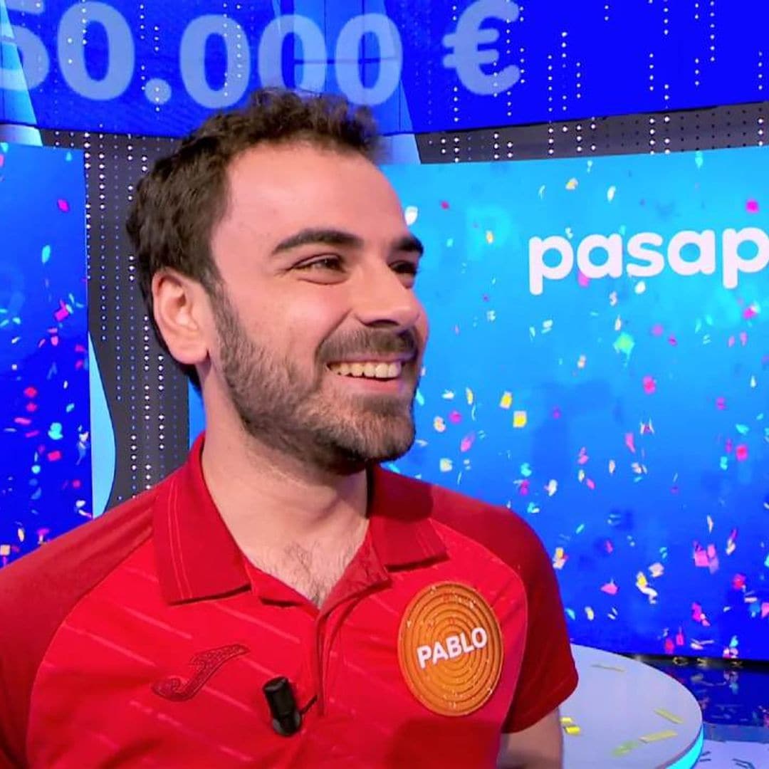 La emoción de Pablo Díaz tras ganar el 'Duelo de Campeones de 'Pasapalabra'