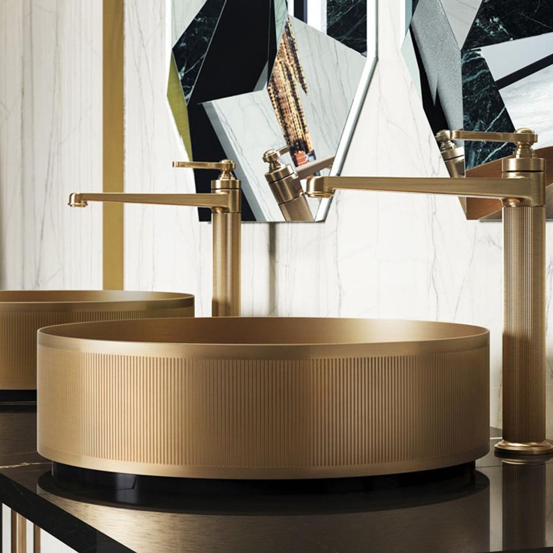 Estas griferías para cocina y baño son pura tendencia y auténticas joyas 'deco'