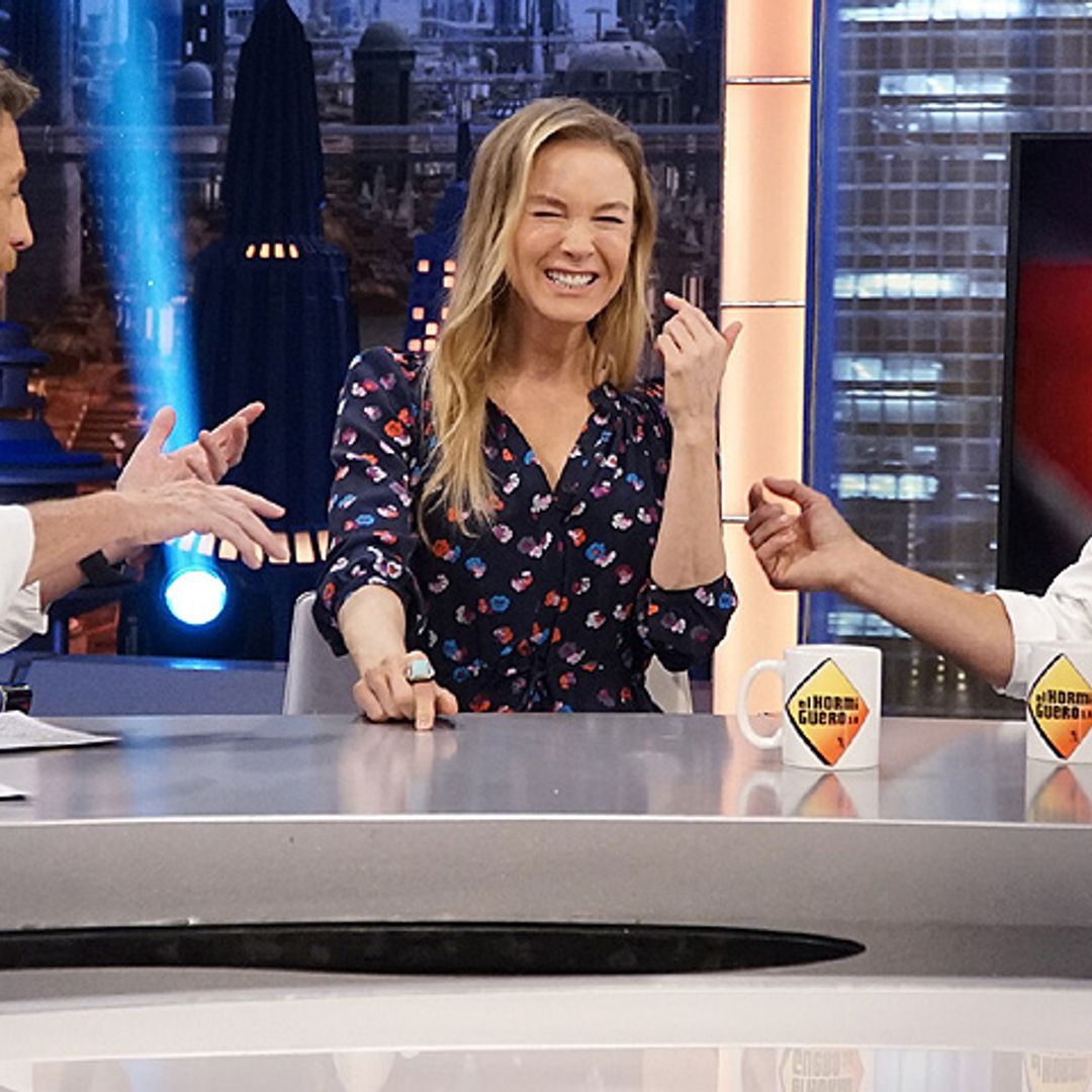 Renée Zellweger causa revolución a su paso por España