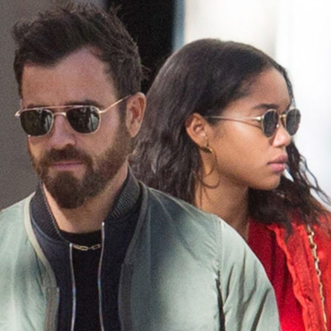 Justin Theroux, de paseo por París con la modelo y actriz Laura Harrier
