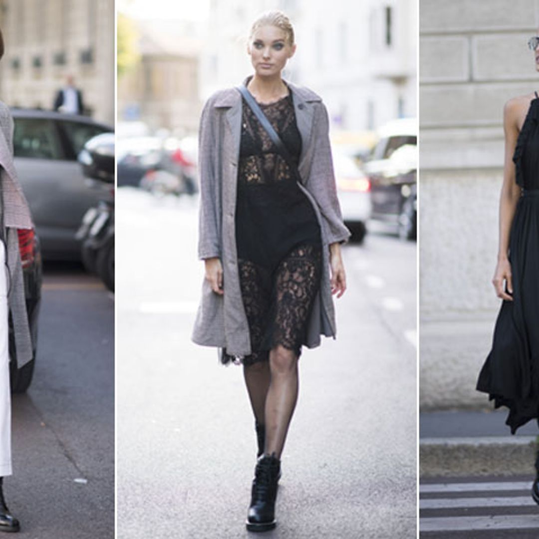 Los 'looks' más destacados de las invitadas a la semana de la moda de Milán