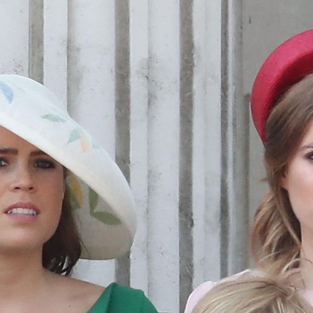 El contraste de estilos de las princesas Beatriz y Eugenia en 'Trooping the Colour'