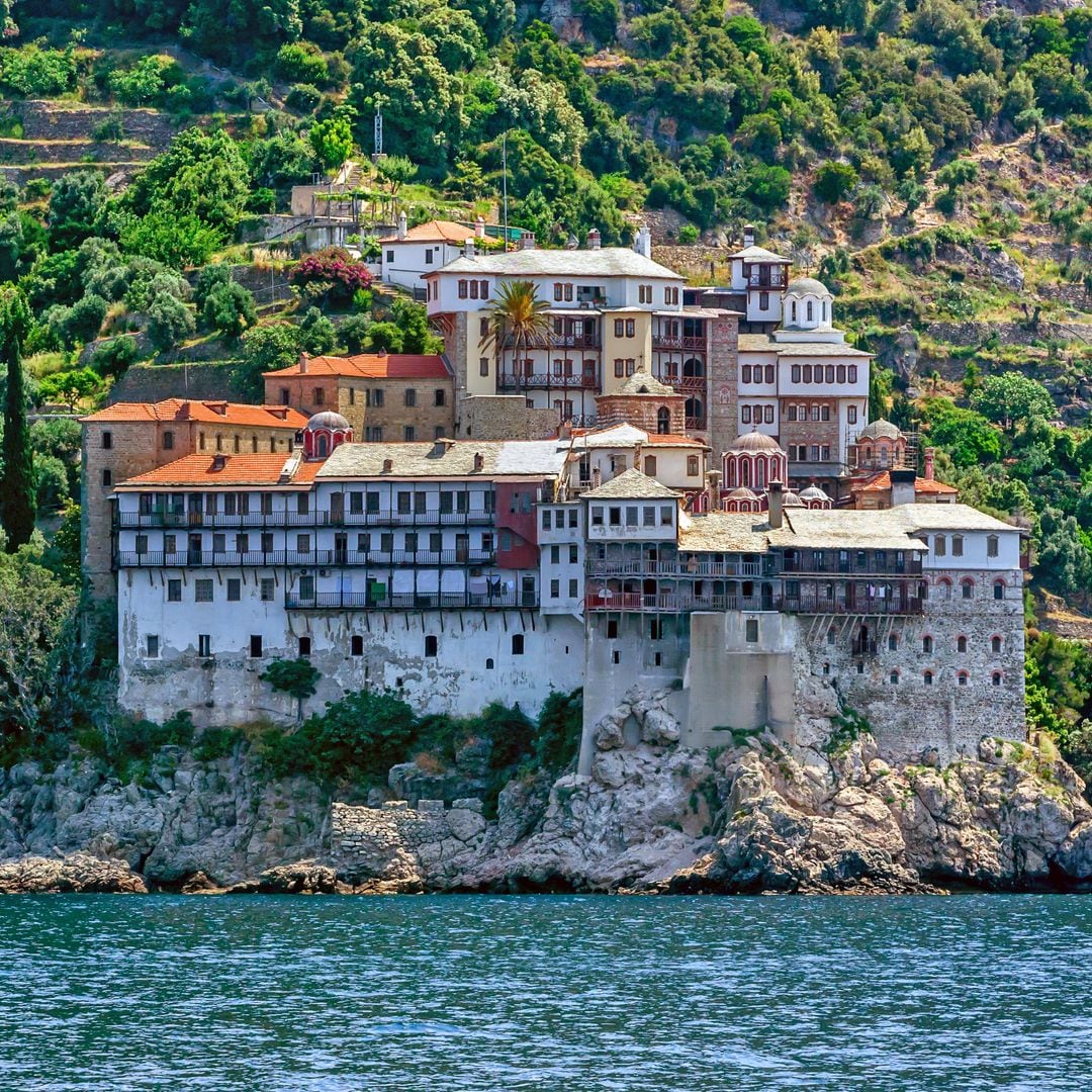 monasterio de Gregoriou en el Monte Athos, Grecia