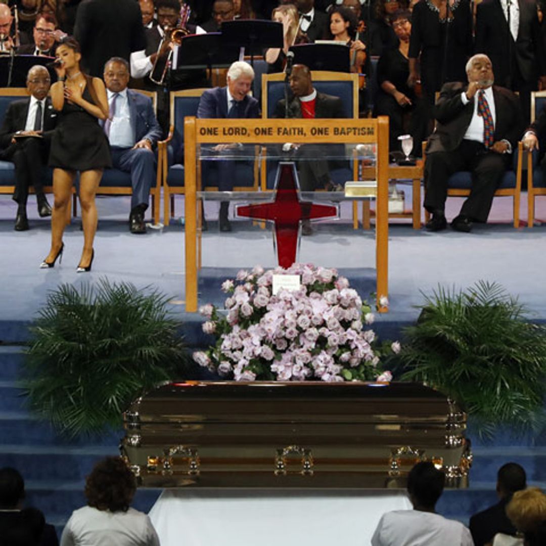 Muchos rostros conocidos dan el último adiós a Aretha Franklin