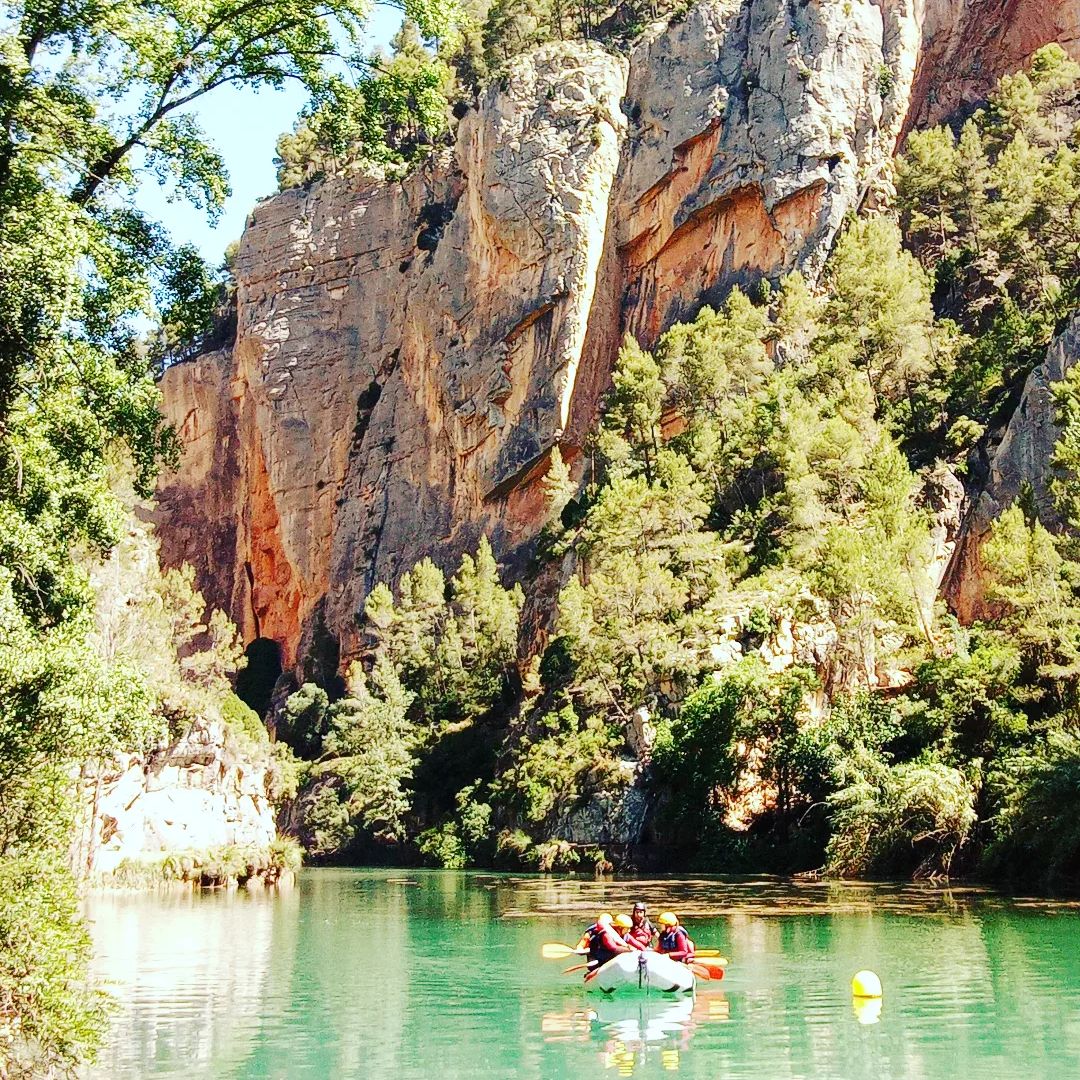 Rafting, Montanejos, río Mijares, Castellón