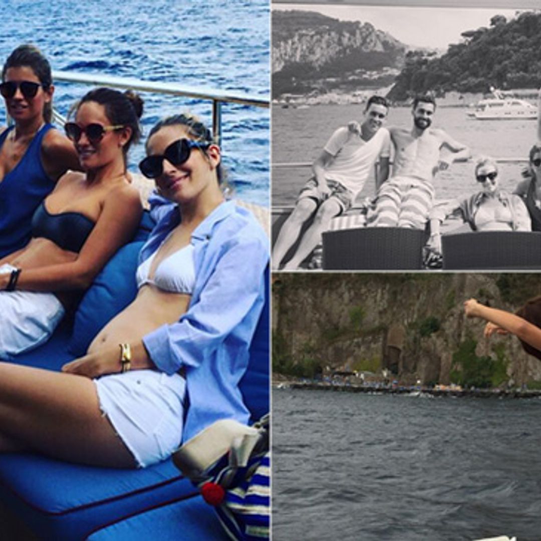 Carlota Ruiz, Nagore Aranburu y Marta Ponsati, tres WAG´s de vacaciones con sus maridos... ¡y un bebé a bordo!