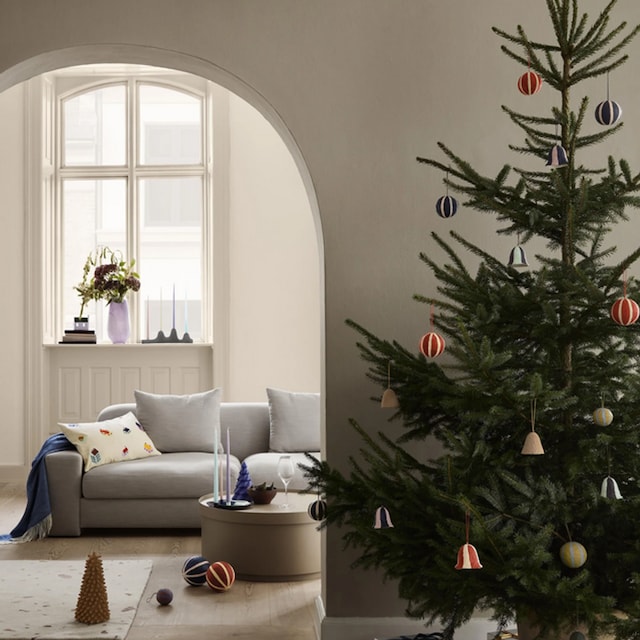 Salón con árbol de Navidad