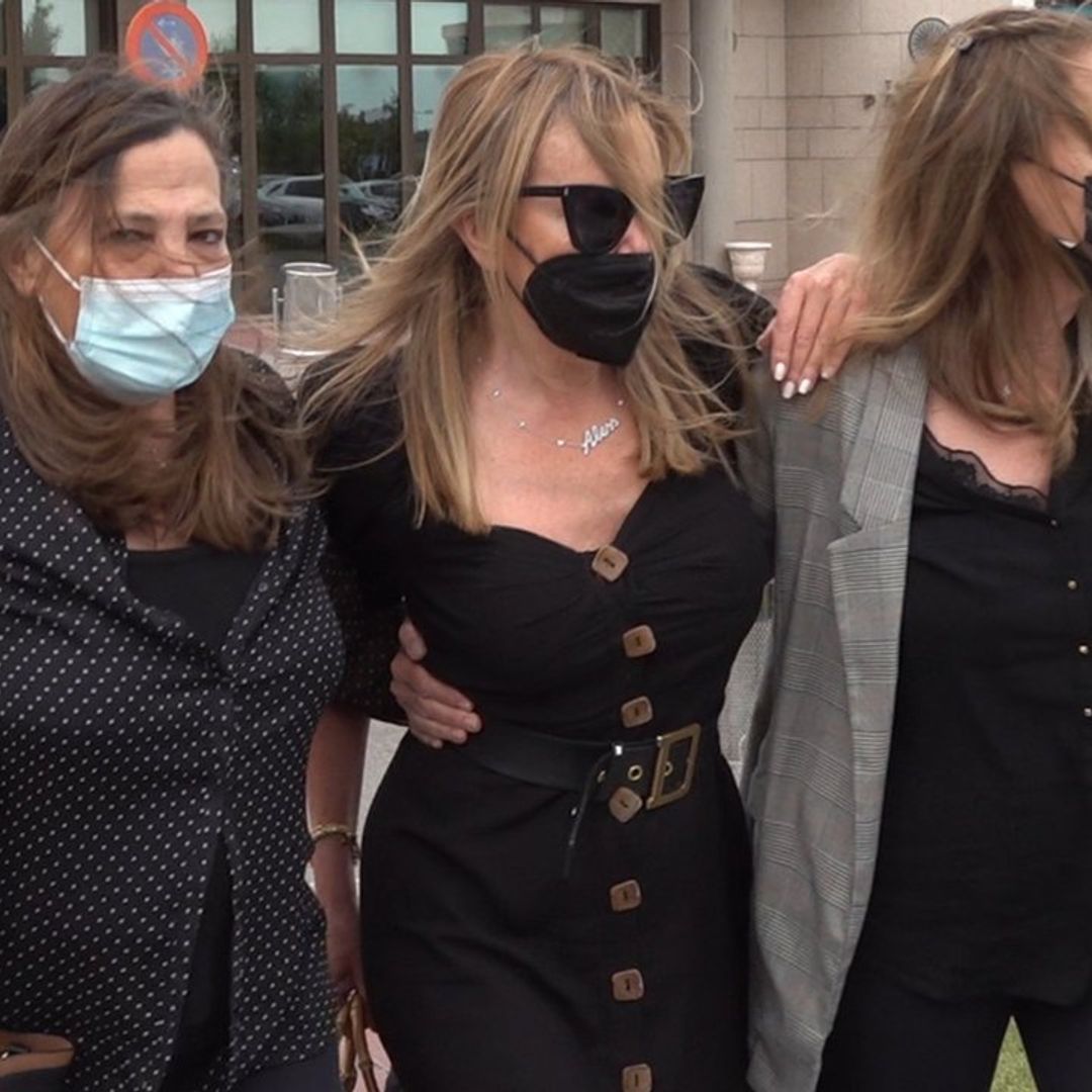 Ana Obregón rota de dolor, despide a su madre, un año después de decir adiós a su hijo