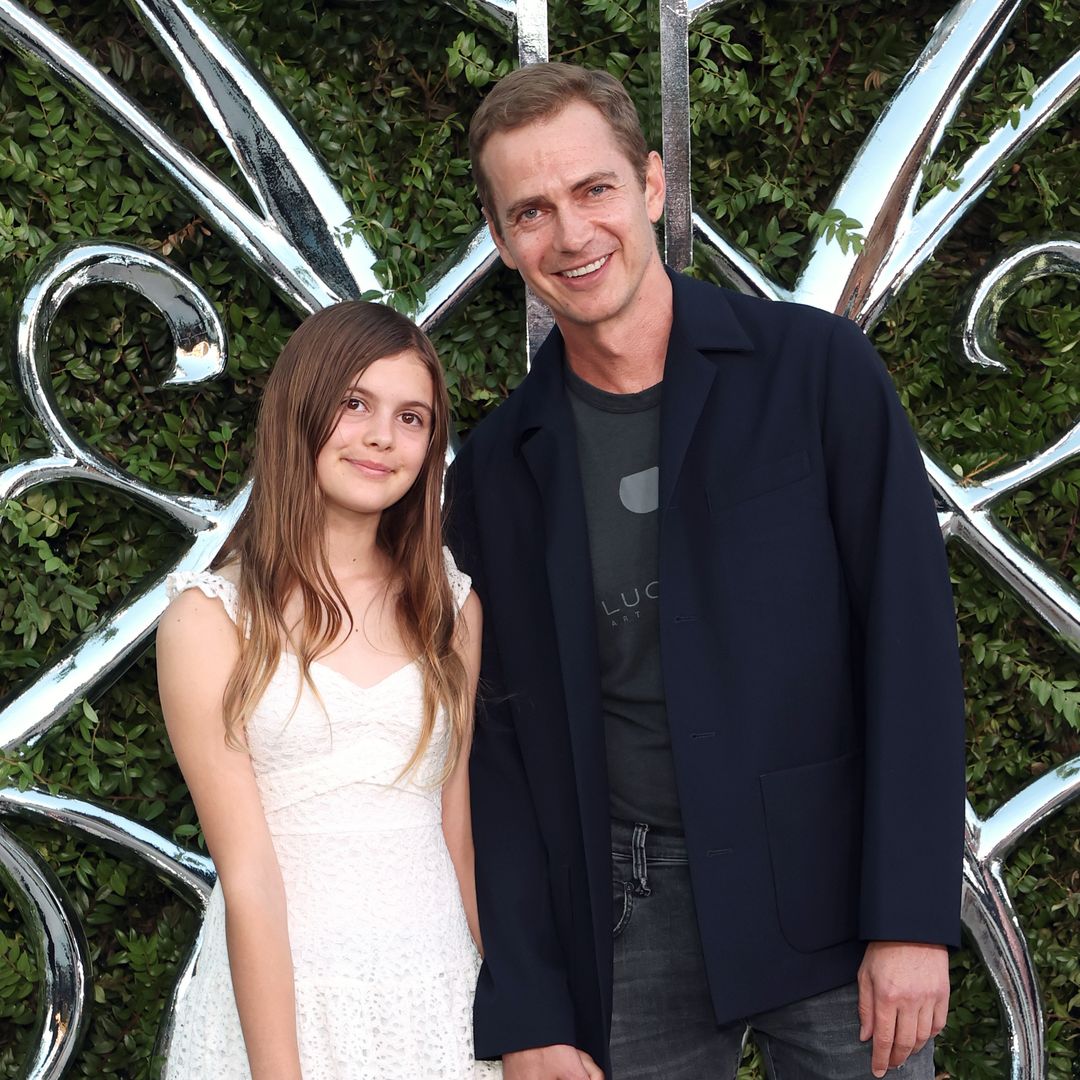 La hija de 11 años de Hayden Christensen debuta en público con su padre y es la viva imagen de su madre, Rachel Bilson