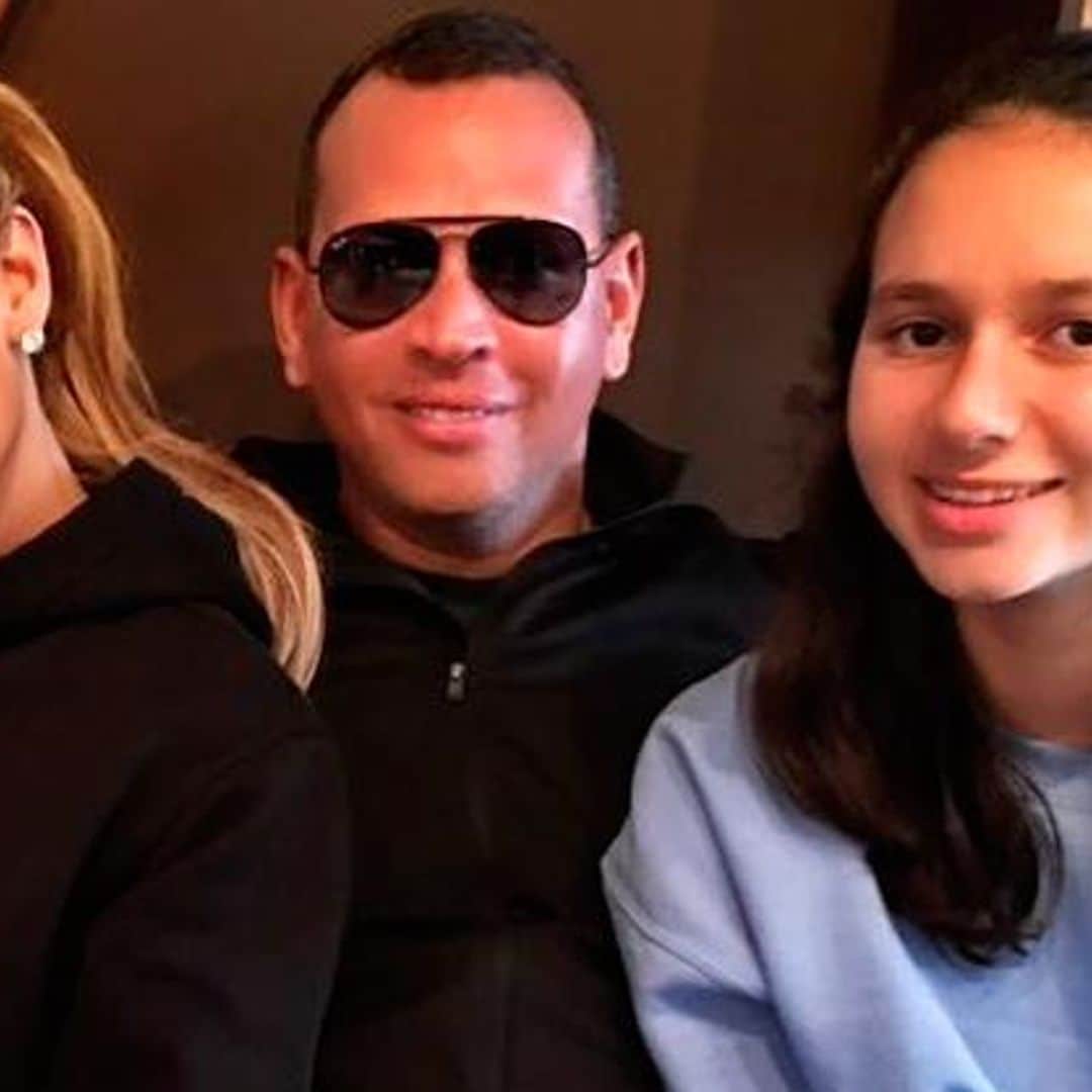 Alex Rodriguez orgulloso de ver a su hija y Jennifer Lopez juntas en el estudio