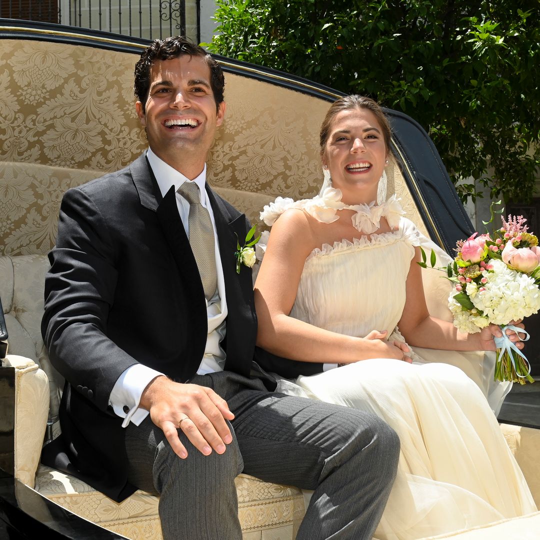 Piergiacomo Agostini y Leticia Fernandez de Villavicencio en su boda