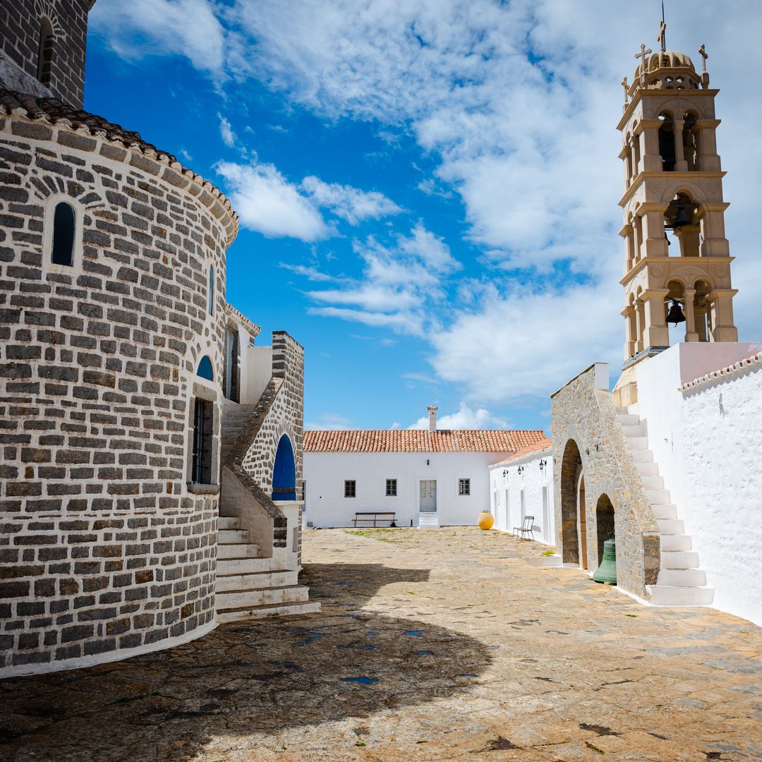 Monasterio de Elías, isla de Hydra, Grecia