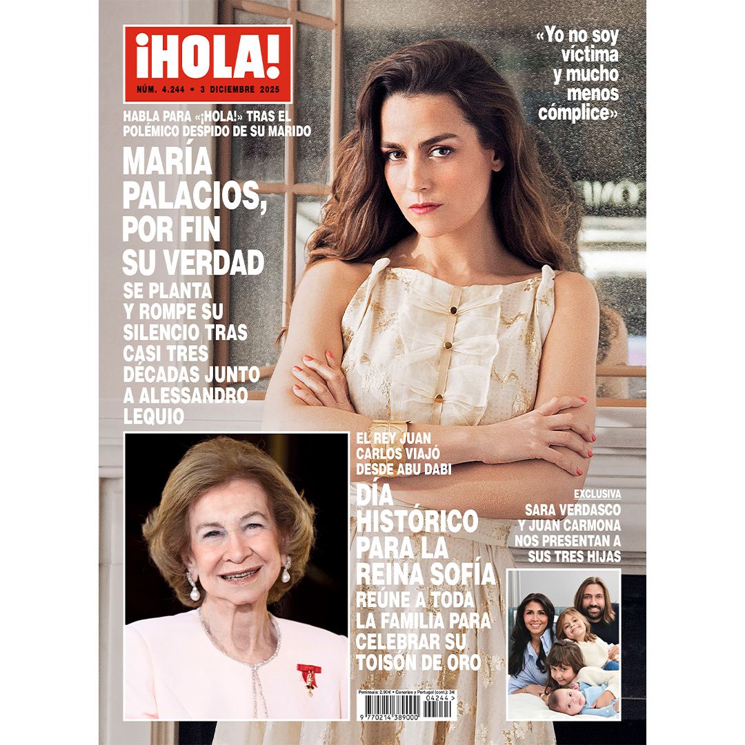 Todos los detalles del nuevo número de ¡HOLA! de esta semana: desde la entrevista a María Palacios al histórico día de la reina Sofía