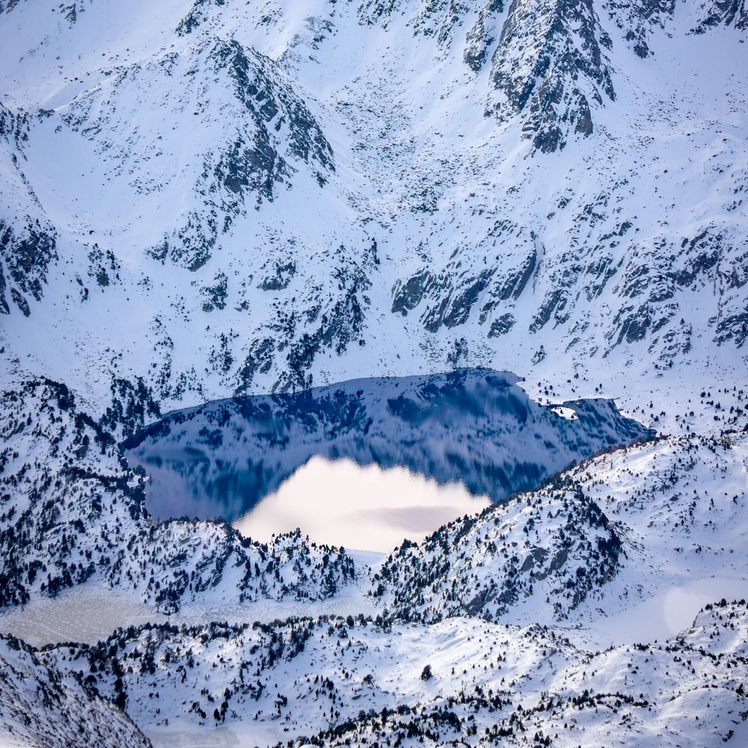 Invierno en el Parque Nacional de Aigüestortes i Estany de Sant Maurici