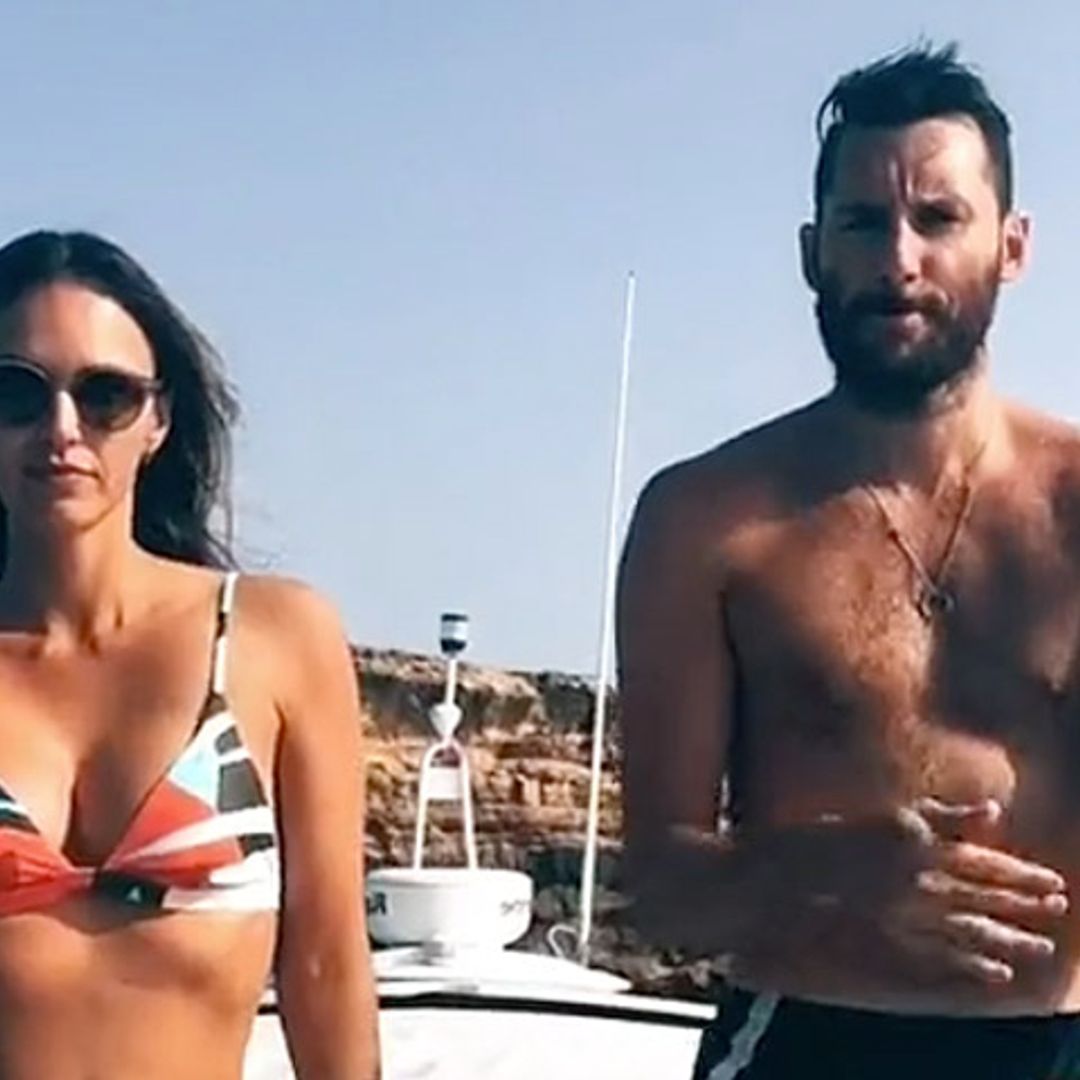 El divertido baile de Helen Lindes y Rudy Fernández en alta mar