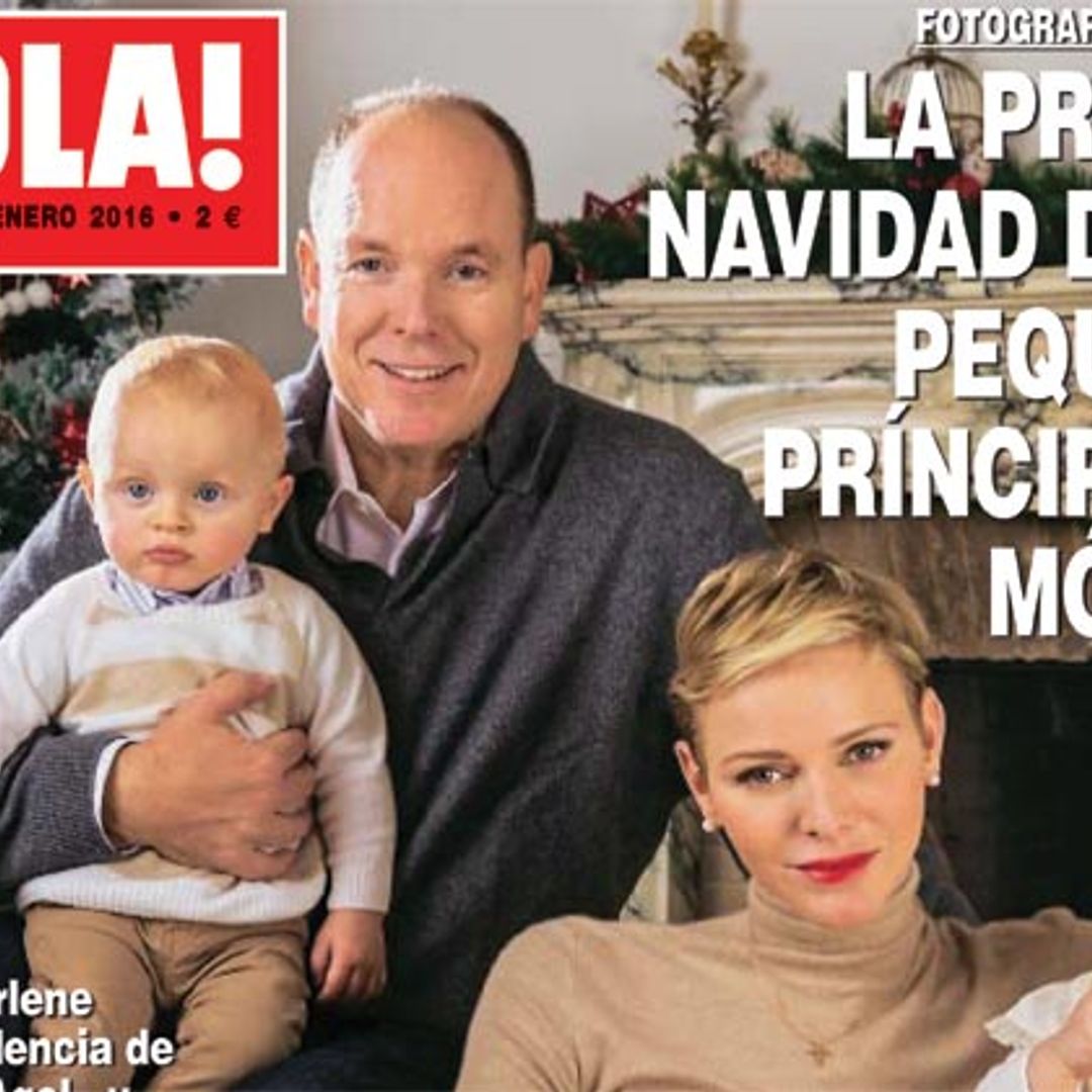 Fotografías exclusivas en ¡HOLA!, la primera Navidad de los pequeños príncipes en Mónaco
