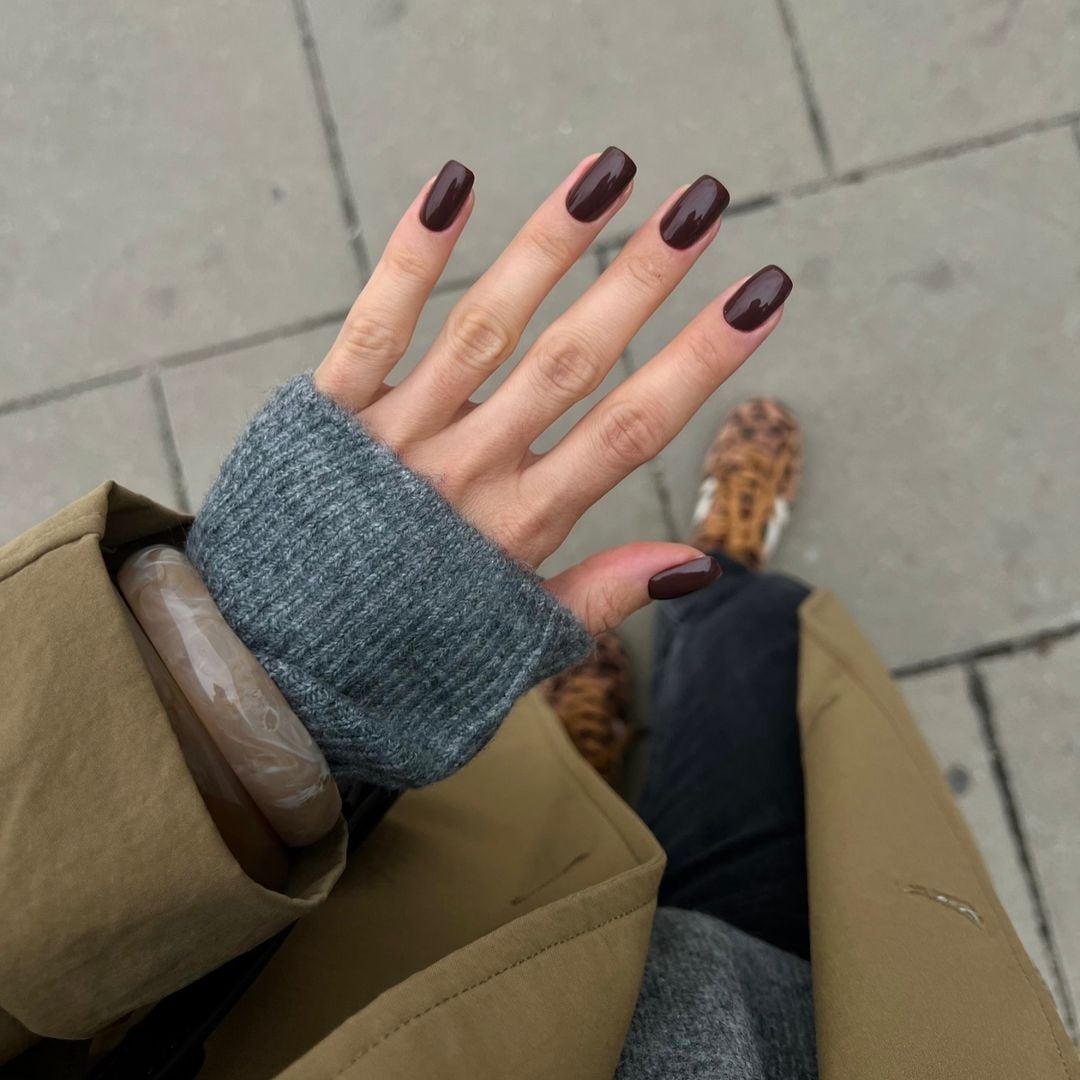Manicura marrón
