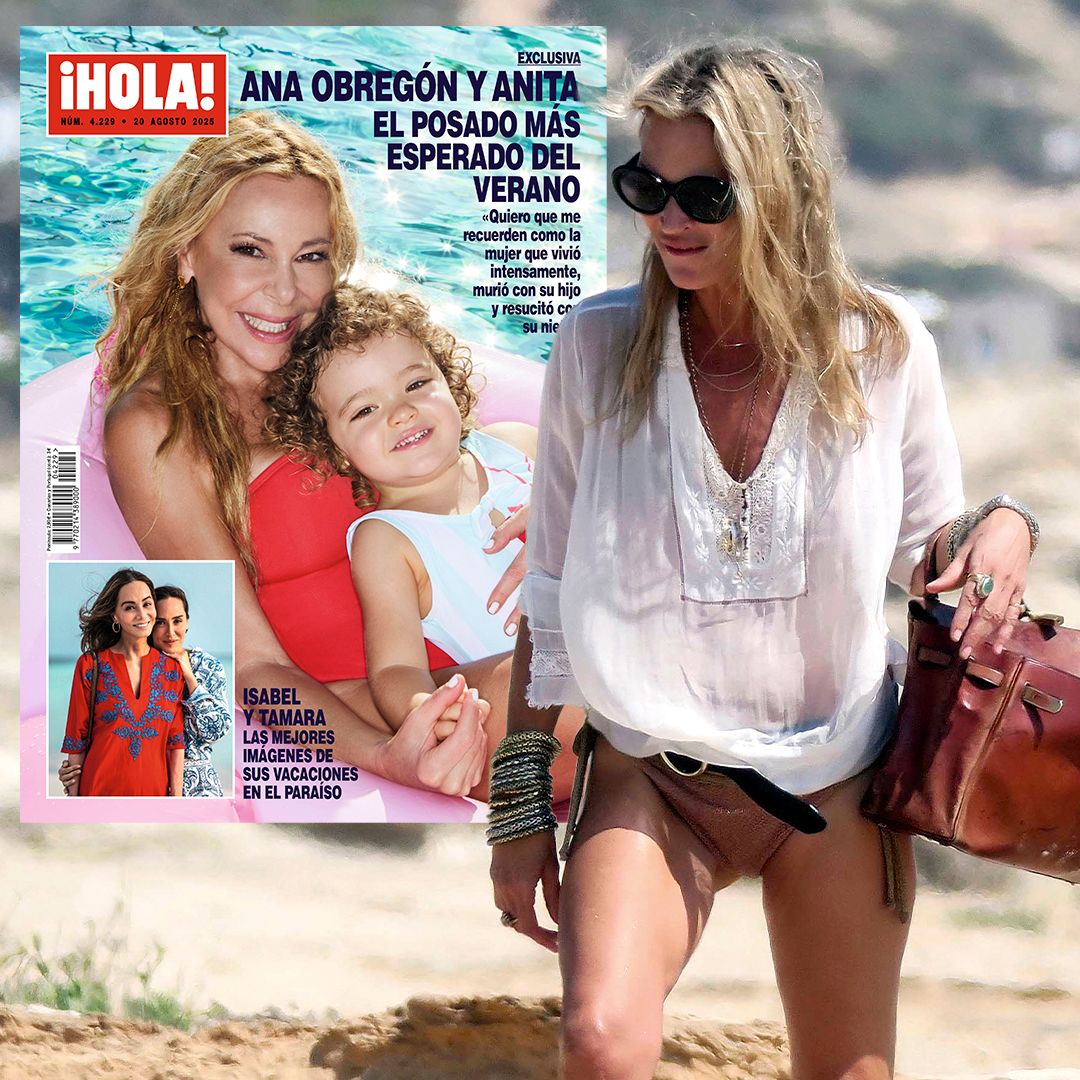 El bolso de 40.000 euros de Kate Moss para ir a la playa en Formentera