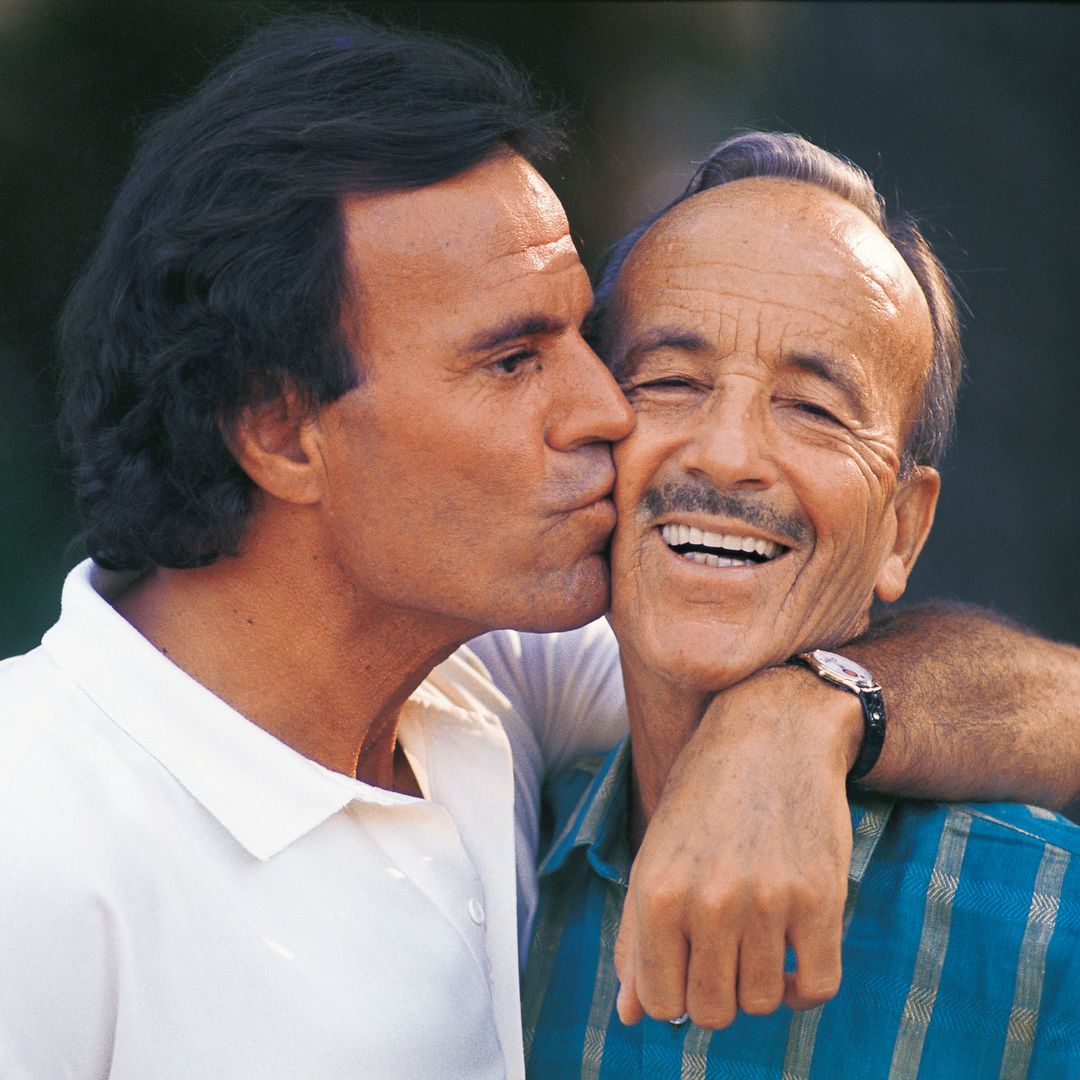 Julio Iglesias con su padre Julio Iglesias Puga.