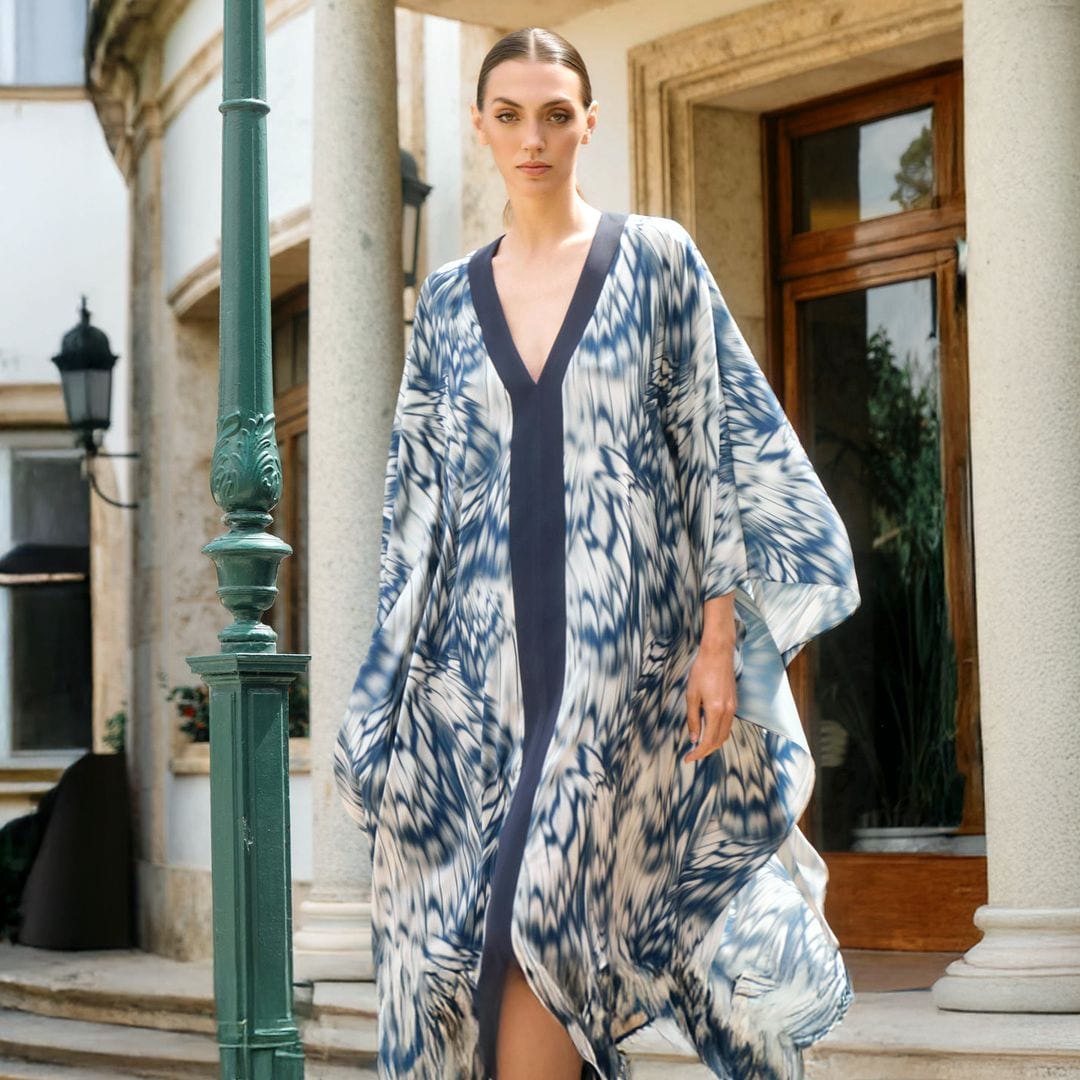 Lista para la playa con estos 8 caftanes que son frescos y harán que tus looks se vean muy lujosos