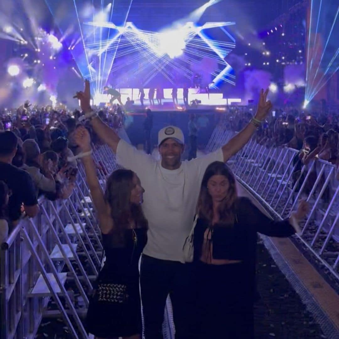 Fernando Verdasco y Ana Boyer en el concierto de Enrique Iglesias