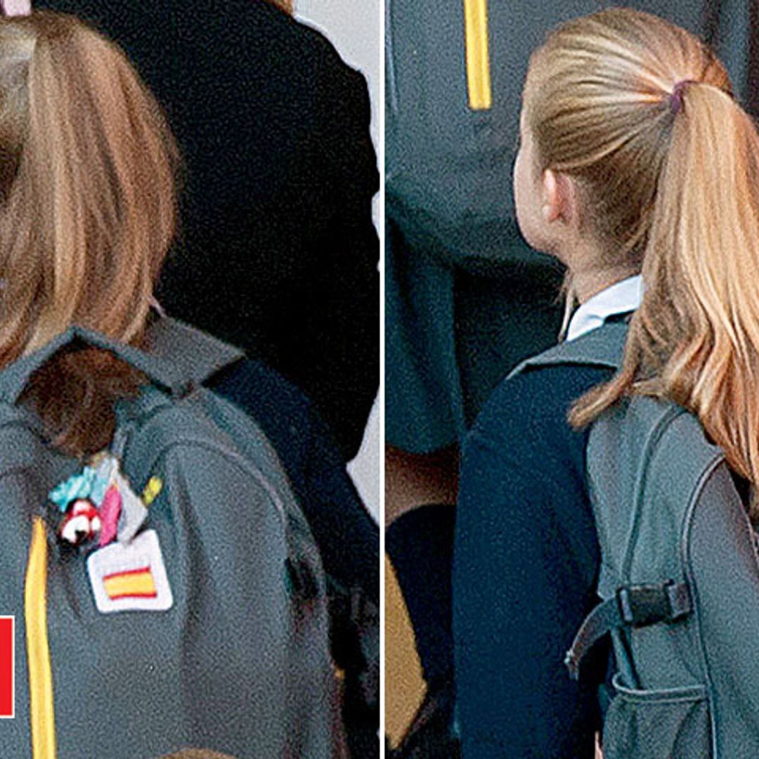 Descubrimos el 'secreto' de las mochilas de la princesa Leonor y la infanta Sofía